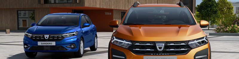 رونمایی داچیا از چهره جدید رنو ساندرو 2021